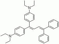 CAS # 109995-82-6, 1,1-Bis(4-diethylaminophenyl)-4,4-diphenyl-1,3-butadiene, 1,1-Bis(p-diethylaminophenyl)-4,4-diphenyl-1,3-butadiene