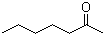 structure of CAS# 110-43-0, 2-Heptanone