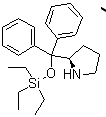 CAS # 1100289-57-3, (2R)-2-[Diphenyl[(triethylsilyl)oxy]methyl]pyrrolidine