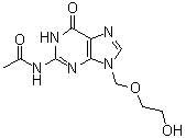 structure of CAS# 110104-37-5, N2-乙酰基阿昔洛韦
