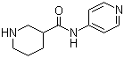 CAS 登录号：110105-42-5, N-(吡啶-4-基)哌啶-3-甲酰胺
