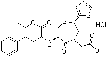 structure of CAS# 110221-44-8, Temocapril hydrochloride