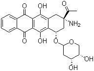 CAS 登录号：110267-81-7, 氨柔比星