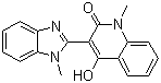 CAS # 1104466-39-8, 4-Hydroxy-1-methyl-3-(1-methyl-1H-benzimidazol-2-yl)-2(1H)-quinolinone