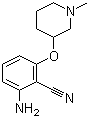 CAS 登录号：1104467-66-4, 2-氨基-6-[(1-甲基-3-哌啶基)氧基]苯腈