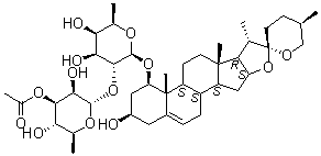 structure of CAS# 11054-24-3, 麦冬皂苷 A