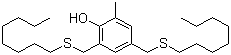 structure of CAS# 110553-27-0, 4,6-二(辛硫甲基)邻甲酚