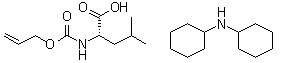 CAS # 110661-35-3, N-[(2-Propenyloxy)carbonyl]-L-leucine compd. with N-cyclohexylcyclohexanamine (1:1)