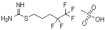 CAS # 1107606-68-7, Carbamimidothioic acid 4,4,5,5,5-pentafluoropentyl ester methanesulfonate