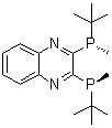 structure of CAS# 1107608-80-9, 2,3-Bis[(S)-(1,1-dimethylethyl)methylphosphino]quinoxaline