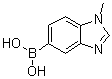 structure of CAS# 1107627-21-3, 1-甲基苯并咪唑-5-基硼酸