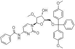 CAS # 110764-74-4, N-Benzoyl-5'-O-[bis(4-methoxyphenyl)phenylmethyl]-2'-O-methylcytidine