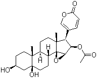 CAS # 1108-68-5, Cinobufotalin, 14,15b-Epoxy-3b,5a,16b-trihydroxy-5b,20(22)-bufadienolide 16-acetate