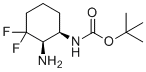 CAS # 1109284-37-8, tert-Butyl ((1R,2R)-2-amino-3,3-difluorocyclohexyl)carbamate