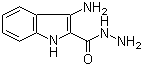 structure of CAS# 110963-29-6, 3-氨基-1H-吲哚-2-甲酰肼