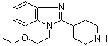structure of CAS# 110963-63-8, 1-(2-乙氧基乙基)-2-(4-哌啶基)-1H-苯并咪唑