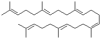 structure of CAS# 111-02-4, 反式角鲨烯
