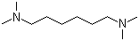 N,N,N',N'-四甲基-1,6-己二胺分子结构 (CAS 111-18-2)