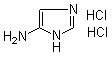 structure of CAS# 111005-19-7, 1H-Imidazol-5-amine hydrochloride