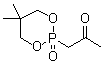 CAS # 111011-80-4, 2-Acetonyl-5,5-dimethyl-2-oxo-1,3,2-dioxaphosphorinane, 2,2-Dimethylpropylene acetonylphosphonate