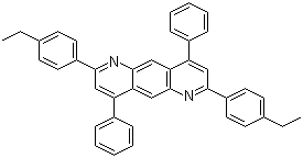 CAS # 1110276-68-0, 2,7-Bis(4-ethylphenyl)-4,9-diphenylpyrido[2,3-g]quinoline