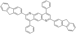 CAS # 1110276-72-6, 2,7-Bis(9H-fluoren-2-yl)-4,9-diphenylpyrido[2,3-g]quinoline
