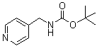 structure of CAS# 111080-65-0, [(吡啶-4-基)甲基]氨基甲酸叔丁酯
