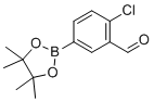 structure of CAS# 1112209-32-1, 2-氯-5-(4,4,5,5-四甲基-1,3,2-二氧硼杂环戊烷-2-基)苯甲醛