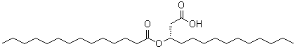 CAS # 111247-13-3, (S)-3-[(1-Oxotetradecyl)oxy]tetradecanoic acid