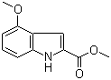 structure of CAS# 111258-23-2, Methyl 4-methoxy-2-indolecarboxylate