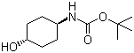 structure of CAS# 111300-06-2, 反式-N-Boc-4-氨基环己醇