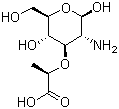structure of CAS# 1114-41-6, 胞壁酸