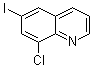 structure of CAS# 111454-67-2, 8-氯-6-碘喹啉