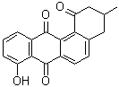CAS # 111540-00-2, (±)-Ochromycinone, 3,4-Dihydro-8-hydroxy-3-methylbenz[a]anthracene-1,7,12(2H)-trione, NSC 628869, STA 21