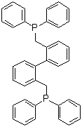 structure of CAS# 111982-81-1, 2,2'-Bis[(diphenylphosphino)methyl]-1,1'-biphenyl