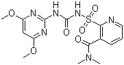 structure of CAS# 111991-09-4, Nicosulfuron