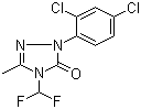 CAS # 111992-16-6, 2-(2,4-Dichlorophenyl)-4-(difluoromethyl)-2,4-dihydro-5-methyl-3H-1,2,4-triazol-3-one