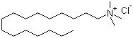 structure of CAS# 112-02-7, Hexadecyl trimethyl ammonium chloride