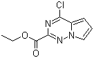 structure of CAS# 1120214-92-7, 4-氯吡咯并[2,1-f][1,2,4]三嗪-2-羧酸乙酯