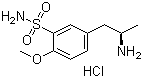 structure of CAS# 112101-75-4, 5-[(R)-(2-Aminopropyl)]-2-methoxybenzenesulfonamide hydrochloride