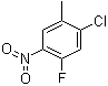 structure of CAS# 112108-73-3, 2-Chloro-4-fluoro-5-nitrotoluene