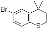 structure of CAS# 112110-44-8, 6-溴-4,4-二甲基硫代苯并二氢吡喃