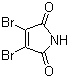 structure of CAS# 1122-10-7, 3,4-二溴-1H-吡咯-2,5-二酮