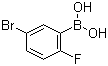 structure of CAS# 112204-57-6, 5-Bromo-2-fluorophenylboronic acid