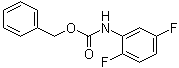 structure of CAS# 112434-18-1, (2,4-Difluorophenyl)carbamic acid benzyl ester