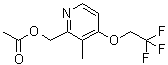 CAS # 112525-75-4, 3-Methyl-4-(2,2,2-trifluoroethoxy)-2-pyridinemethanol acetate (ester)