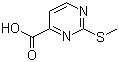 CAS 登录号：1126-44-9, 2-甲硫基-4-嘧啶甲酸