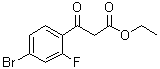 CAS # 112704-80-0, 3-(4-Bromo-2-fluorophenyl)-3-oxopropanoic acid ethyl ester