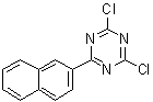 structure of CAS# 112719-97-8, 2,4-Dichloro-6-(2-naphthalenyl)-1,3,5-triazine