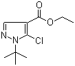 structure of CAS# 112779-13-2, 1-叔丁基-5-氯-1H-吡唑-4-羧酸乙酯